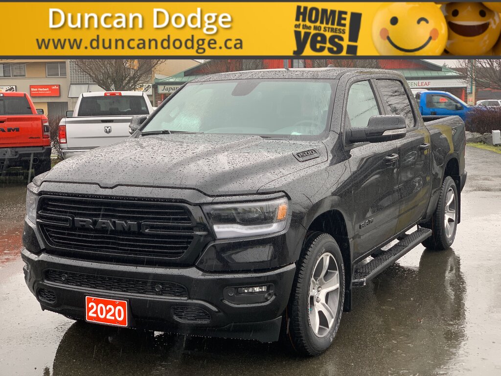 New 2020 Ram 1500 Sport 4x4 First 3 Payments On Us Truck In Duncan 