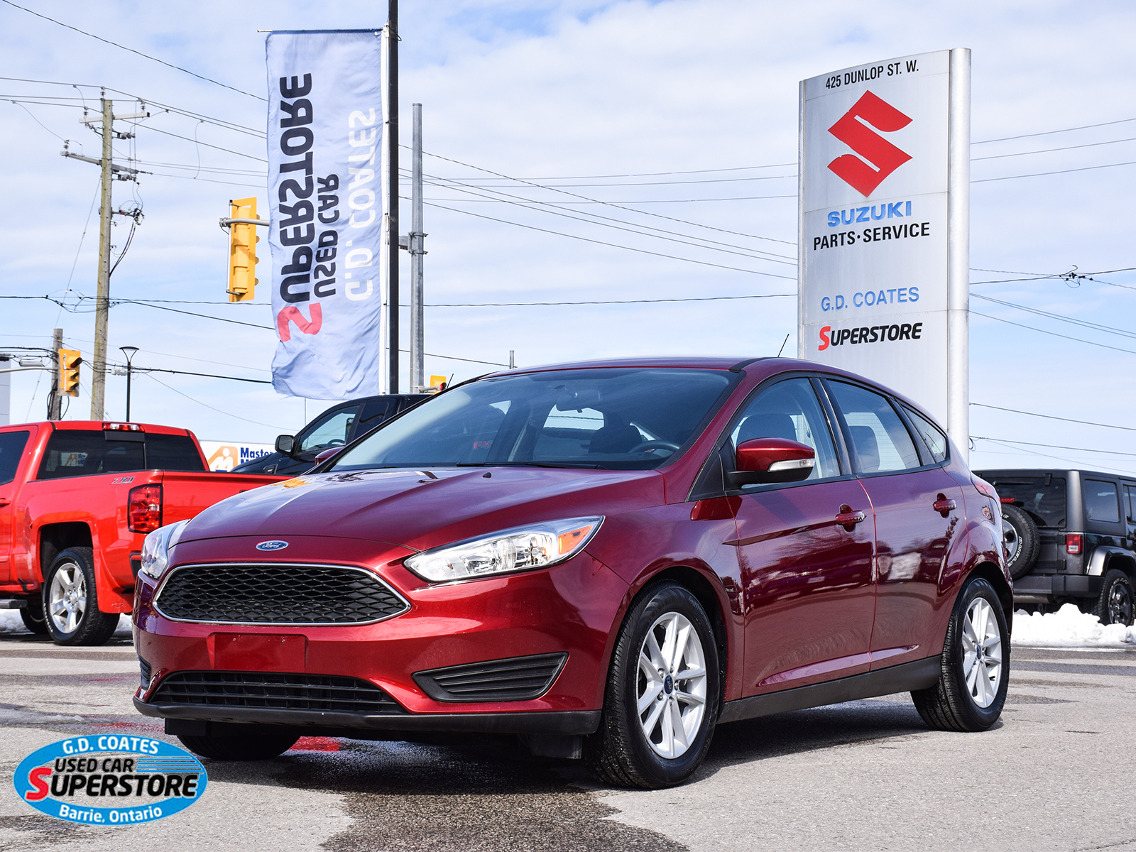 2017 Ford Focus SE ~Heated Seats ~Bluetooth ~Camera ~ONLY 4,700 KM