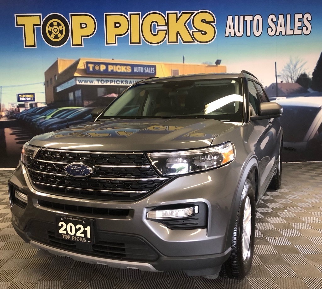 2021 Ford Explorer Leather, Second Row Buckets, BLIS, Accident Free! 