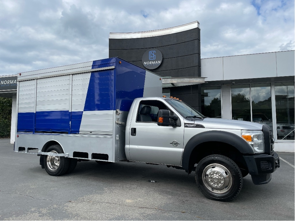 2016 Ford F-550 XLT DRW DIESEL CARGO SERVICE DECK BODY DELIVERY