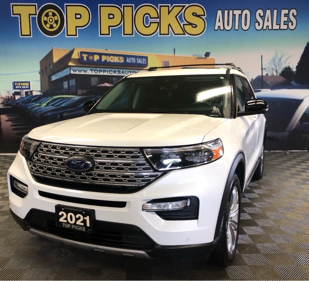 2021 Ford Explorer Limited Hybrid, Loaded, One Owner, Accident Free!