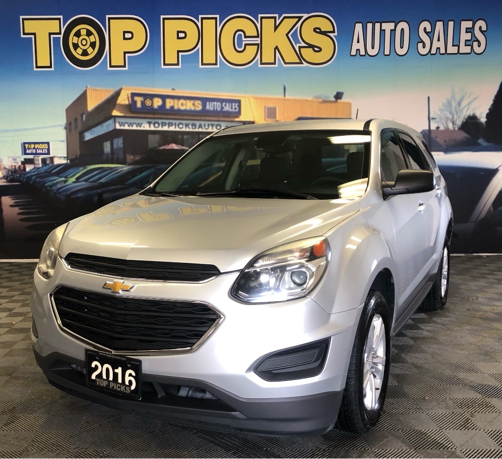 2016 Chevrolet Equinox Remote Start, One Owner, Only 75,000 Kms!