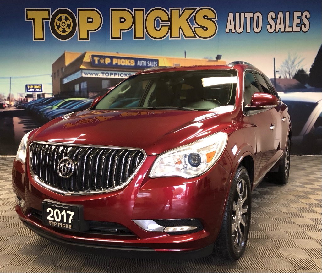 2017 Buick Enclave 7 Passenger, Accident Free, Certified, Low Kms!!