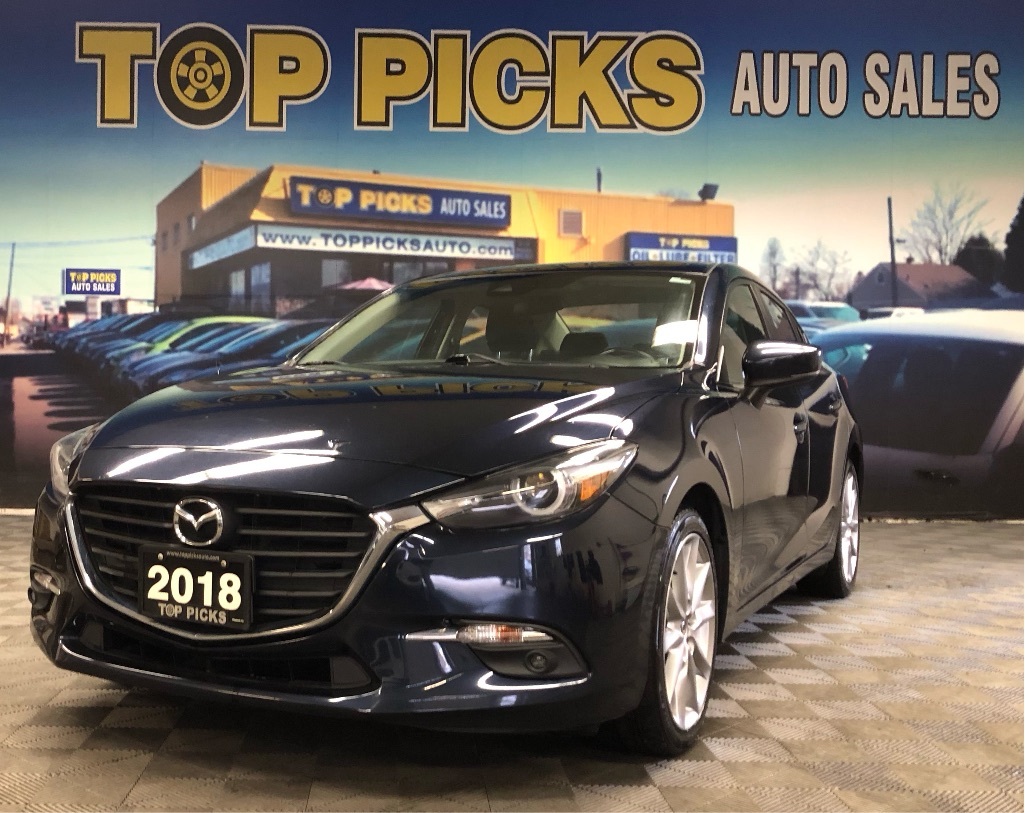 2018 Mazda Mazda3 GT, Automatic, Sunroof, Navigation, GREAT PRICE!