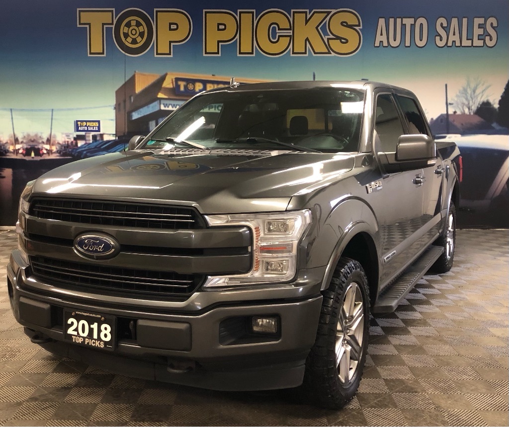 2018 Ford F-150 Diesel, Lariat Sport, 502A Package, Accident Free!