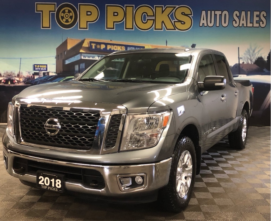 2018 Nissan Titan SV, Crew Cab, V8, Accident Free & Certified!