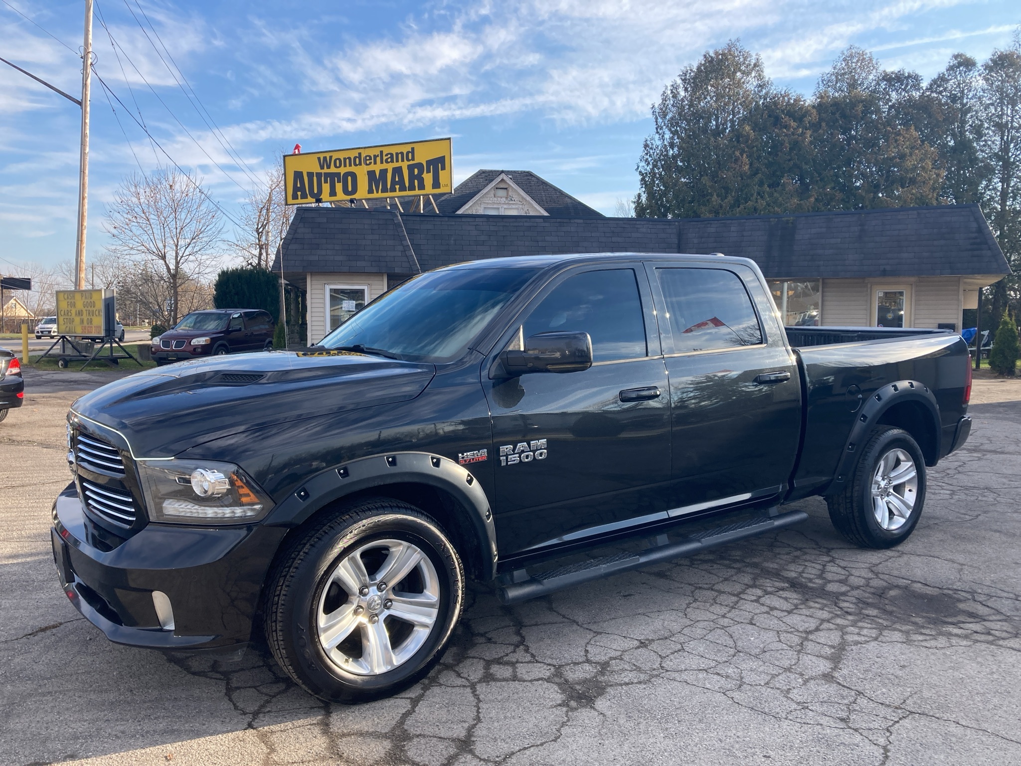 2016 Ram 1500 SPORT-LEATHER-FULLY LOADED-SUNROOF-4X4-5.7L