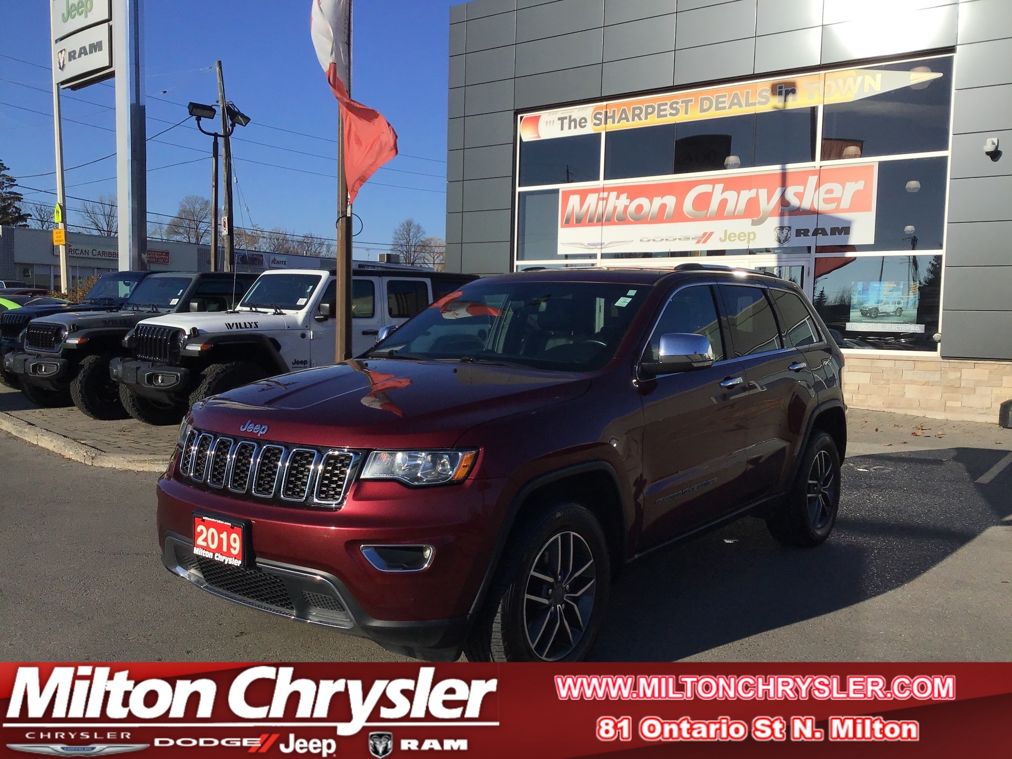 2019 Jeep Grand Cherokee LIMITED 4X4|LEATHER|NAVIGATION|SUNROOF