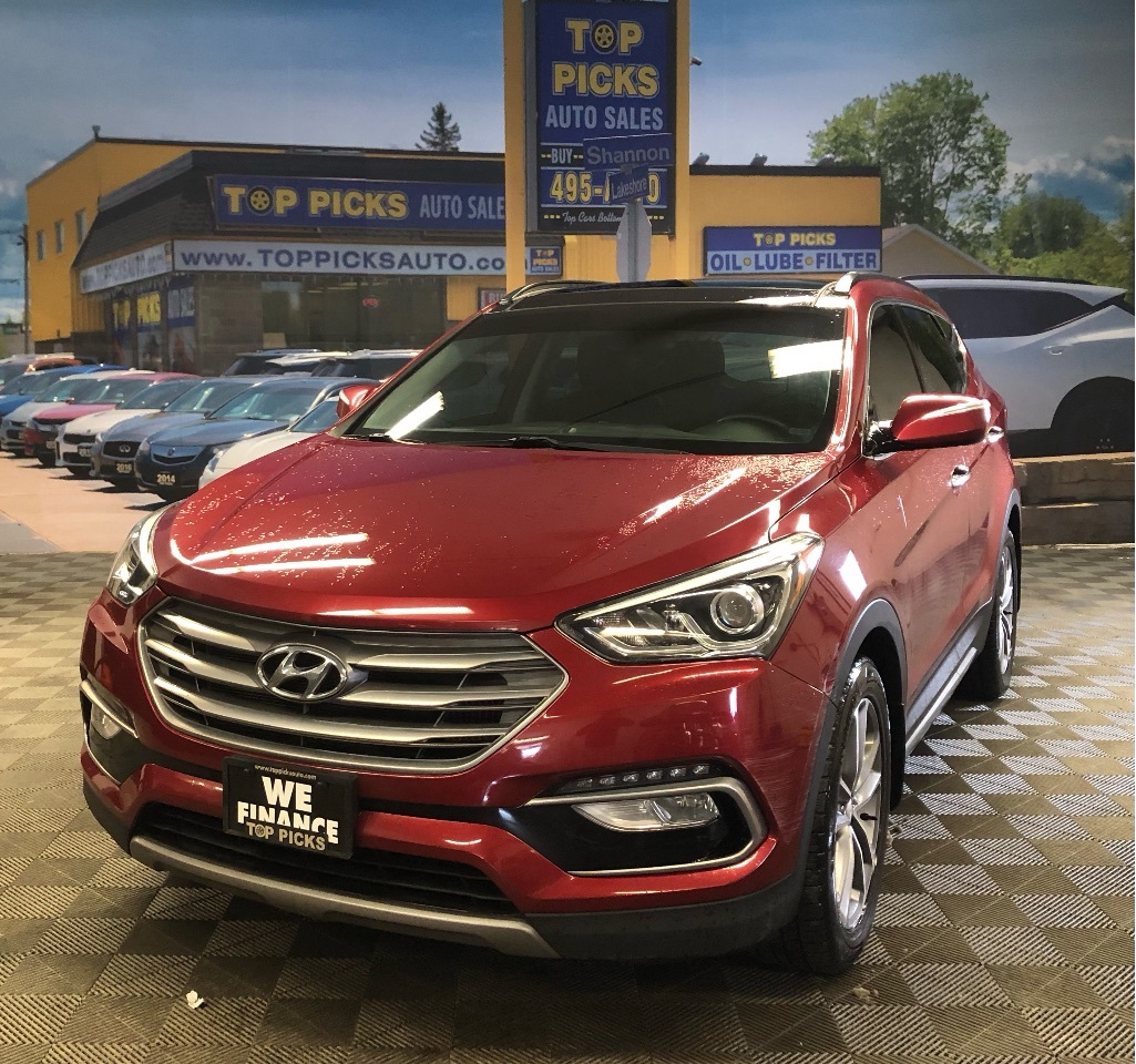 2017 Hyundai Santa Fe Sport SE, AWD, Leather, Sunroof, Accident Free, Low Kms!