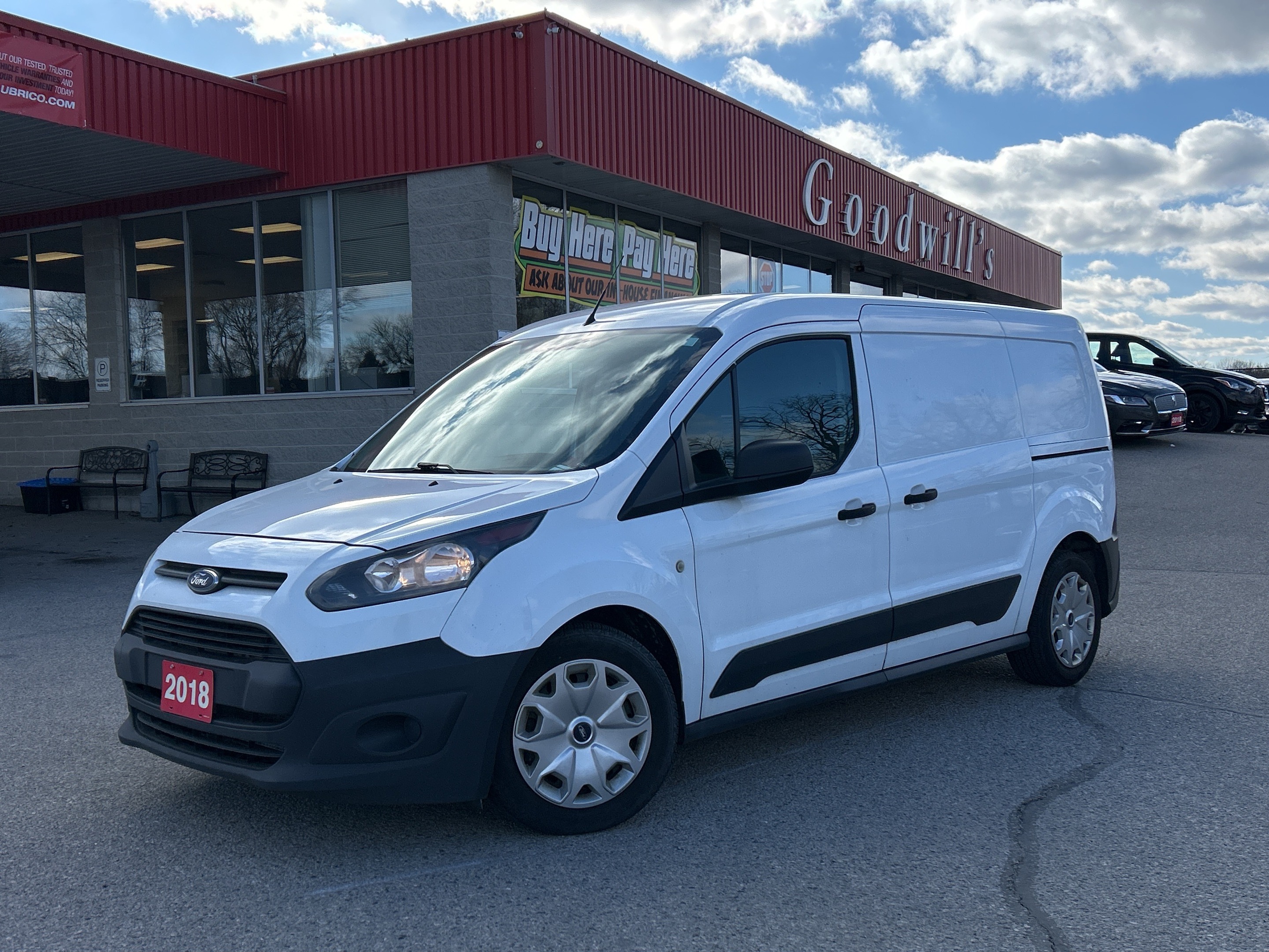 2018 Ford Transit Connect CLEAN CARFAX! METAL SHELVING!