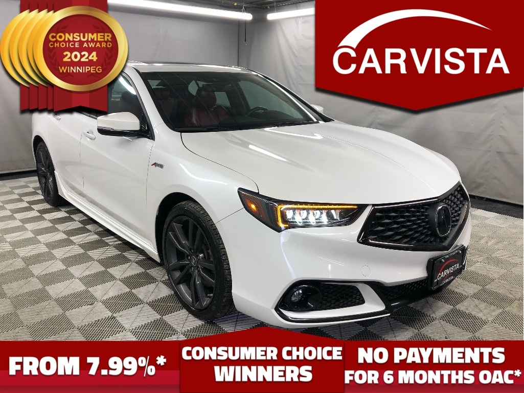 2020 Acura TLX SH-AWD Tech A-Spec w-Red Leather - NO ACCIDENTS -