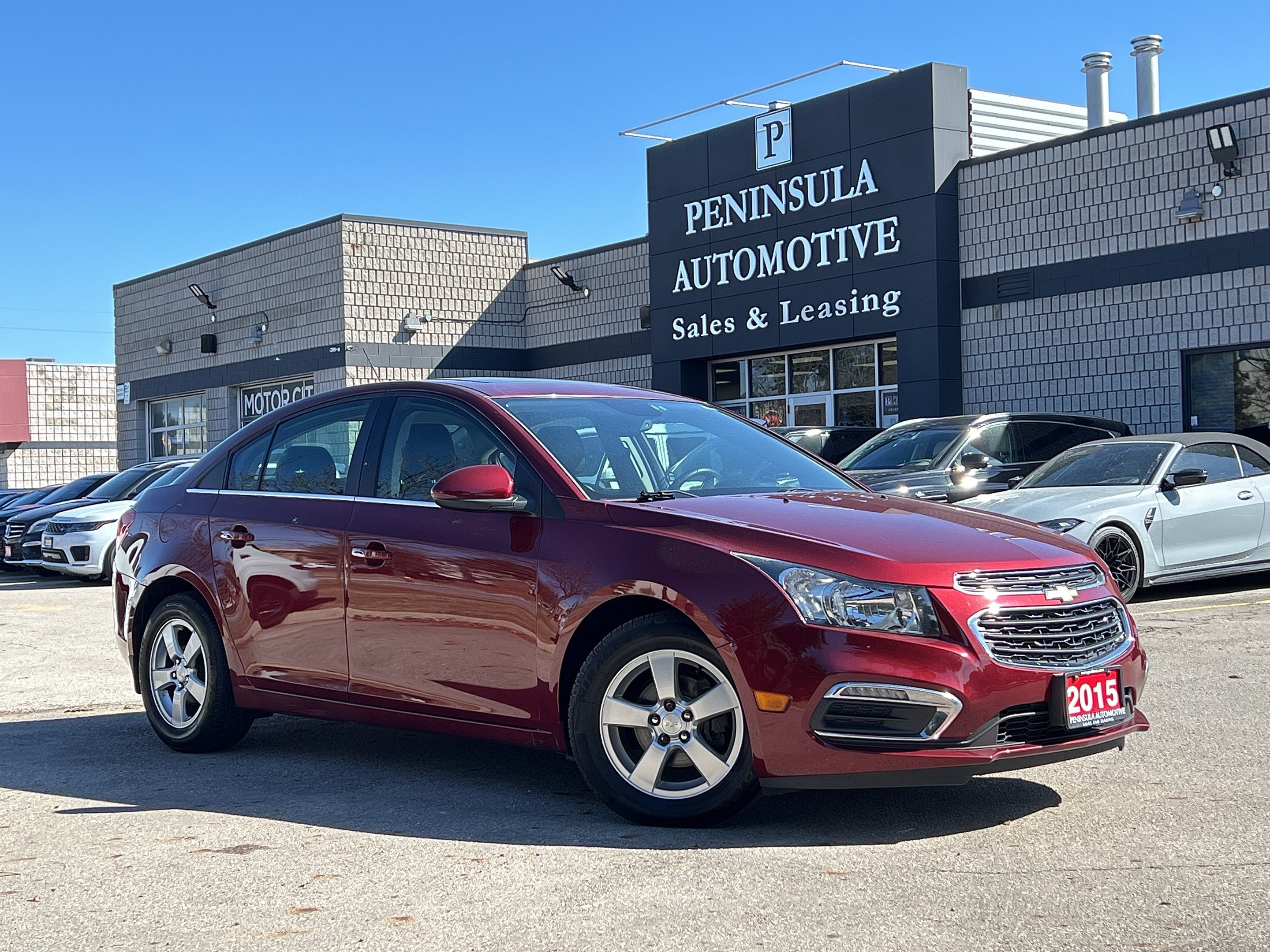 2015 Chevrolet Cruze 2LT- LEATHER, SUNROOF, 2 SETS OF RIMS AND TIRES