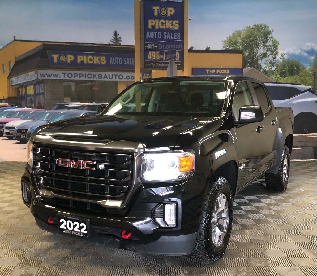 2022 GMC Canyon AT4, Crew Cab, 4x4, V6, Accident Free & Certified!