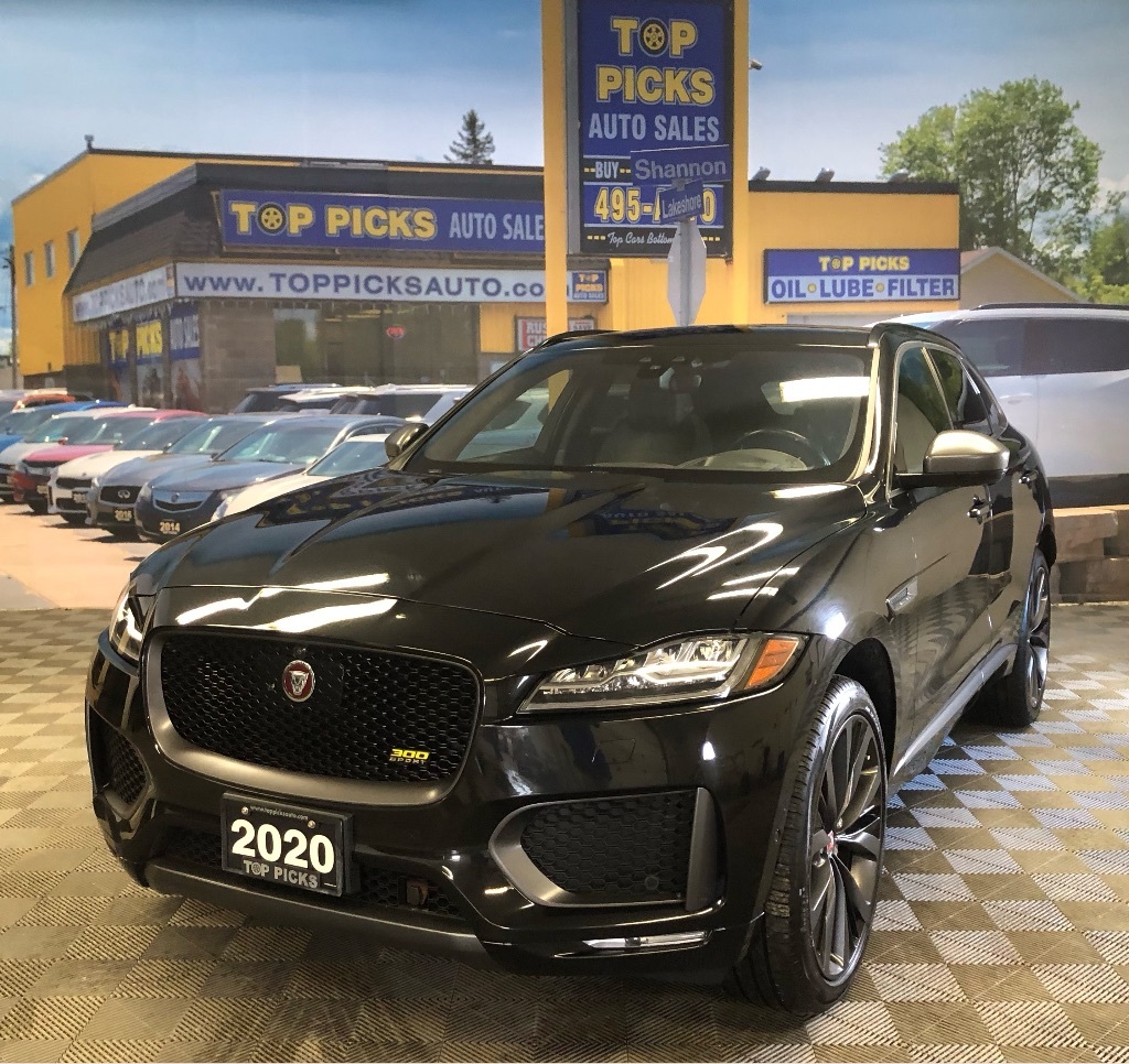 2020 Jaguar F-Pace 300 Sport, Fully Loaded, One Owner, Accident Free!
