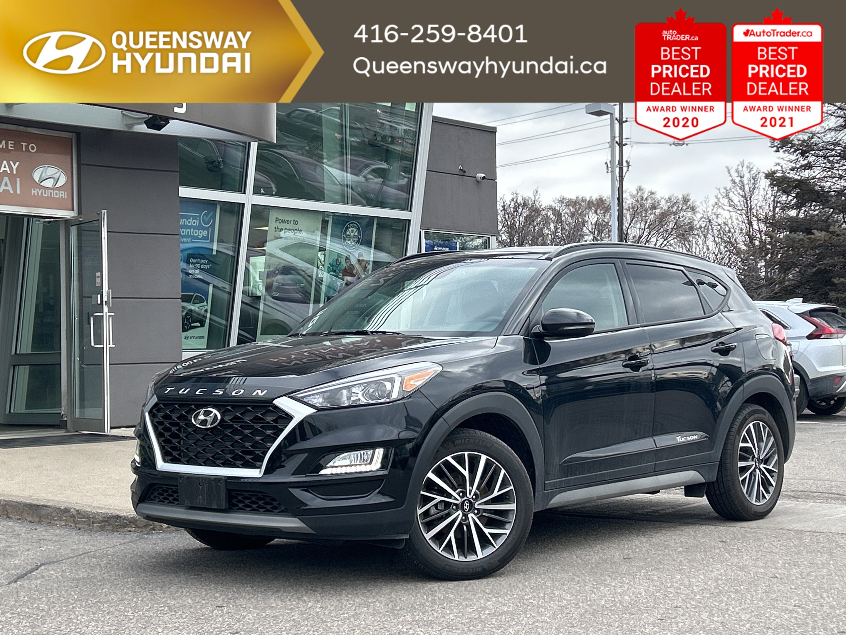 2021 Hyundai Tucson TREND*AWD*LEATHER*PANOROOF*BCAM*CLEAN*1OWNER!