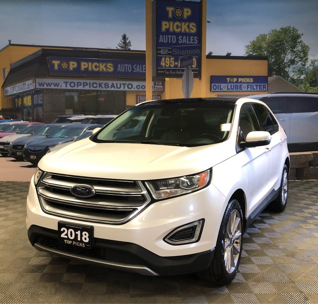 2018 Ford Edge Titanium, Fully Loaded, AWD, Accident Free!