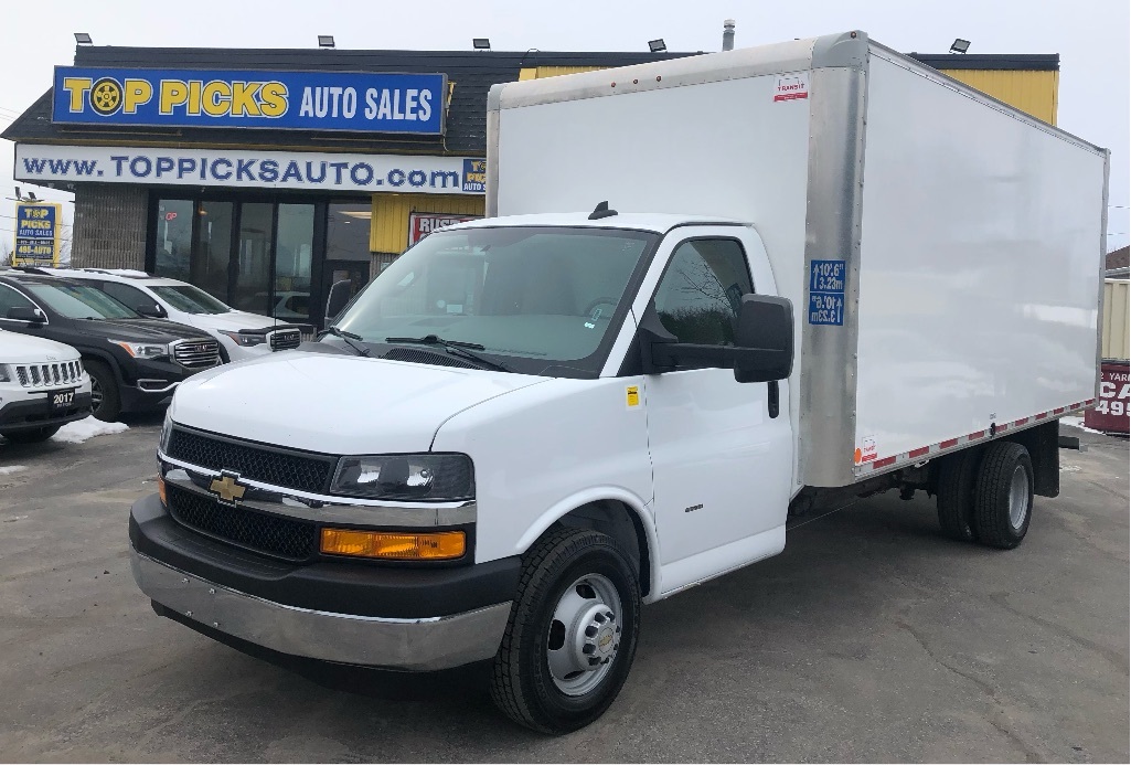 2020 Chevrolet Express 3500 16 FOOT CUBE...LOW KMS, CERTIFIED, PRICED TO SELL!