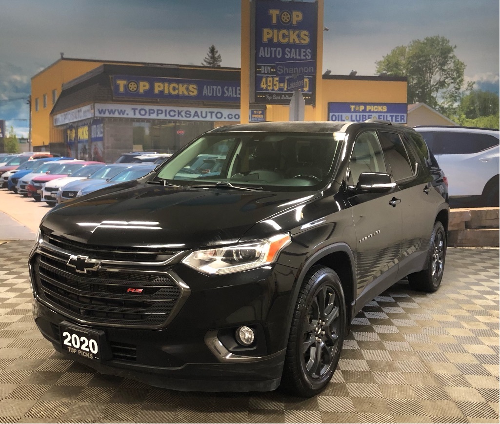 2020 Chevrolet Traverse RS, AWD, Fully Loaded, 7 Pass, 2nd Row Buckets!
