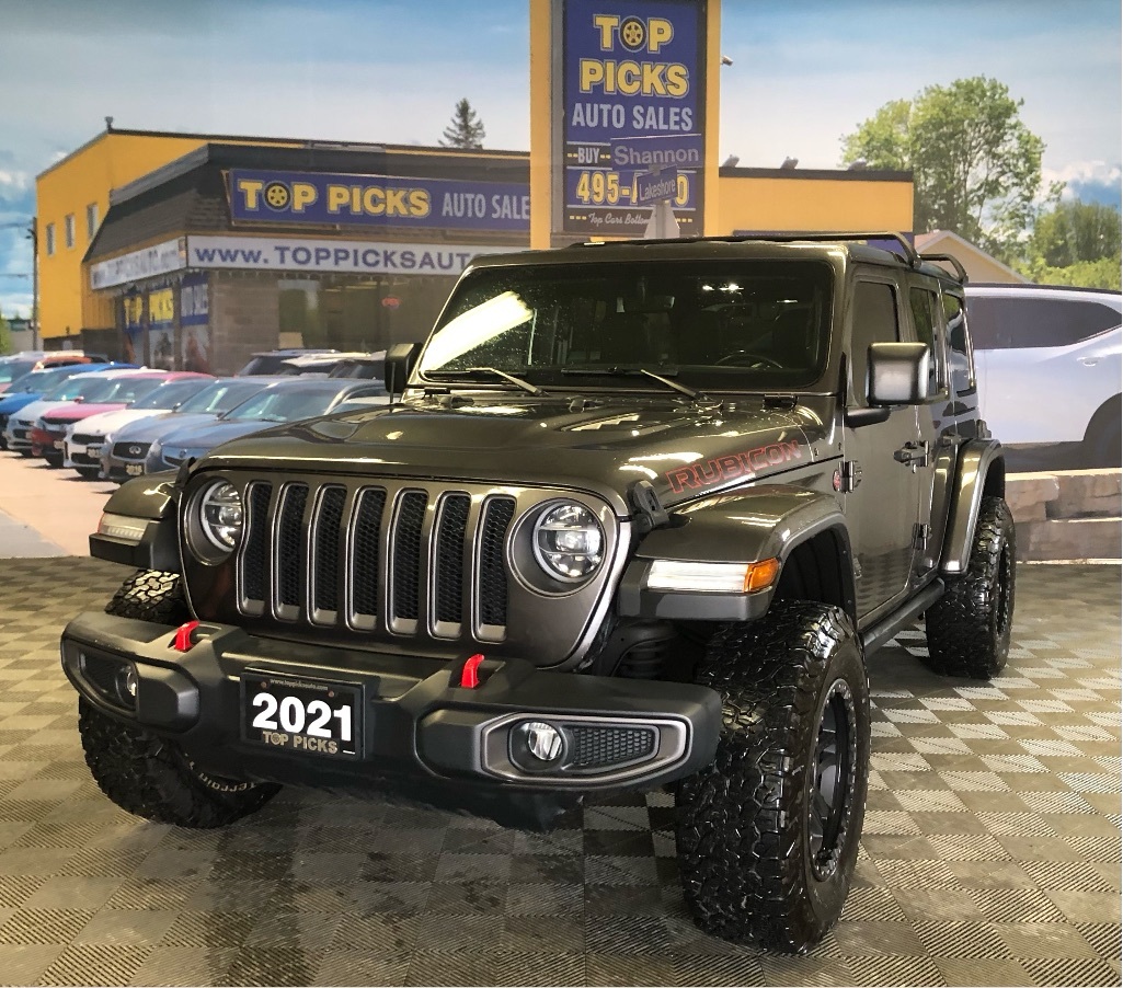 2021 Jeep Wrangler Unlimited Rubicon, 6 Speed Manual, Accident Free!