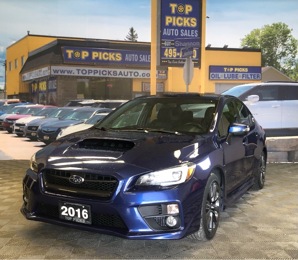 2016 Subaru WRX 6 Speed Manual, Accident Free, Only 48,000 Kms!!