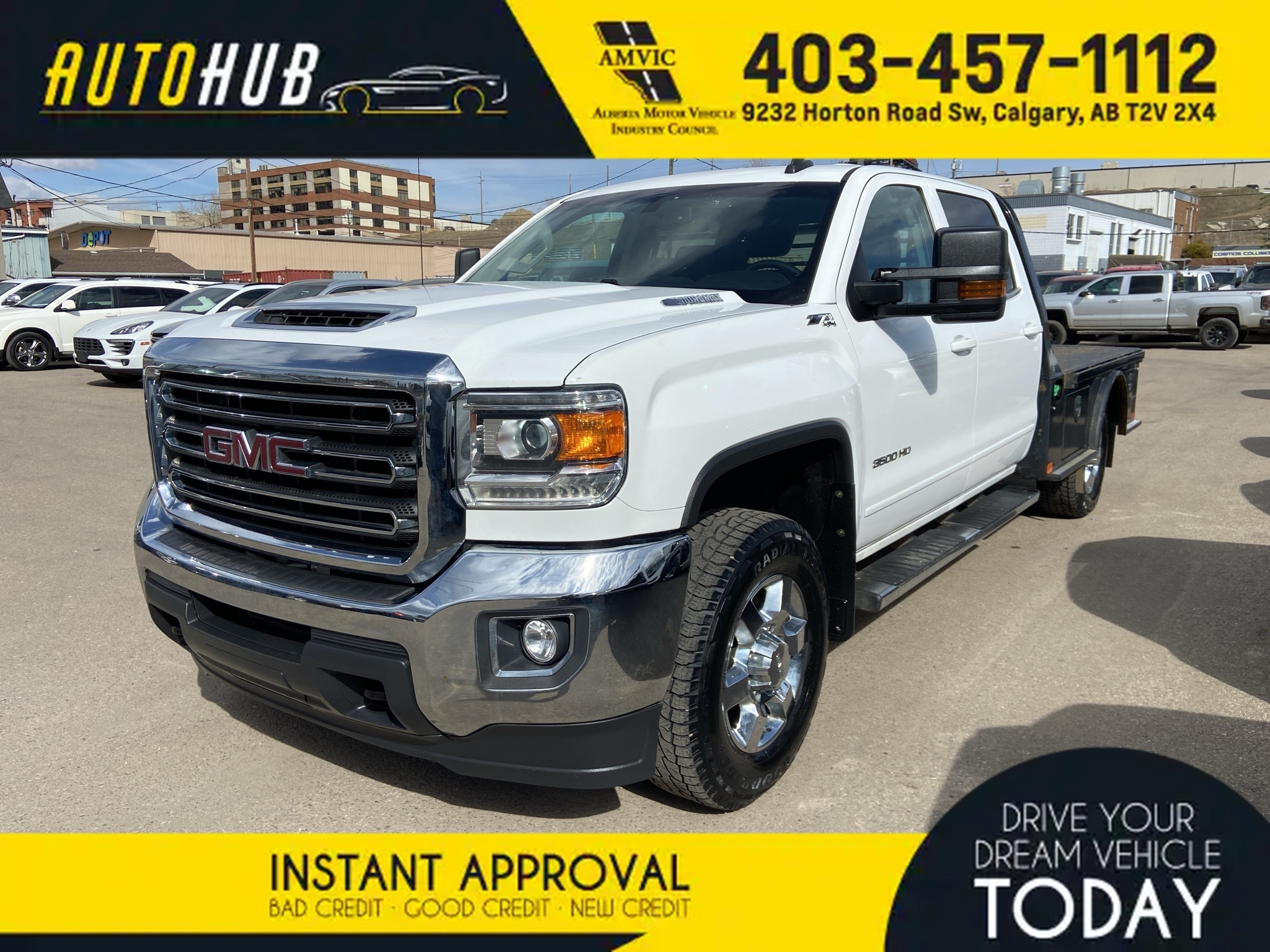 2019 GMC Sierra 3500HD 8'6" FLATDECK DURAMAX