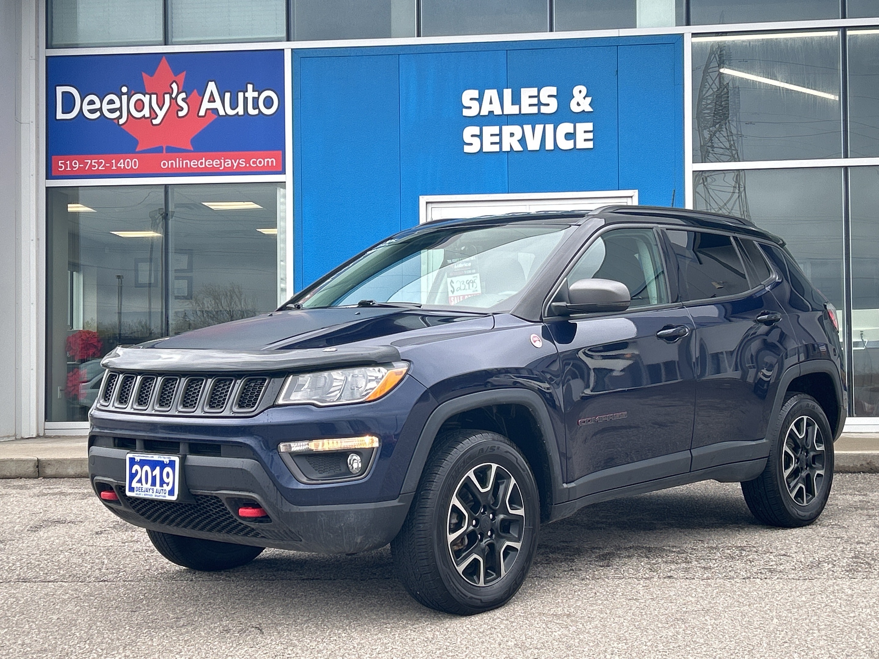 2019 Jeep Compass Trailhawk | Leather | Sunroof | Clean Carfax  
