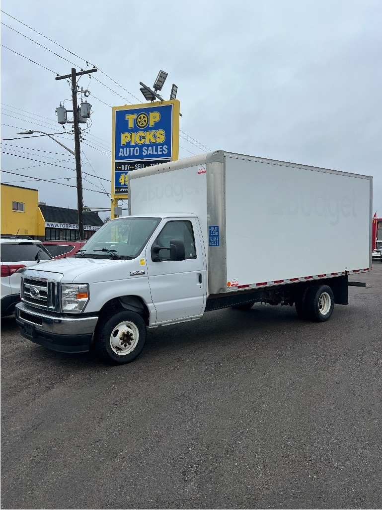2019 Ford E-Series Cutaway E-450 DRW, 16 Foot Cube, Certified….GREAT PRICE!