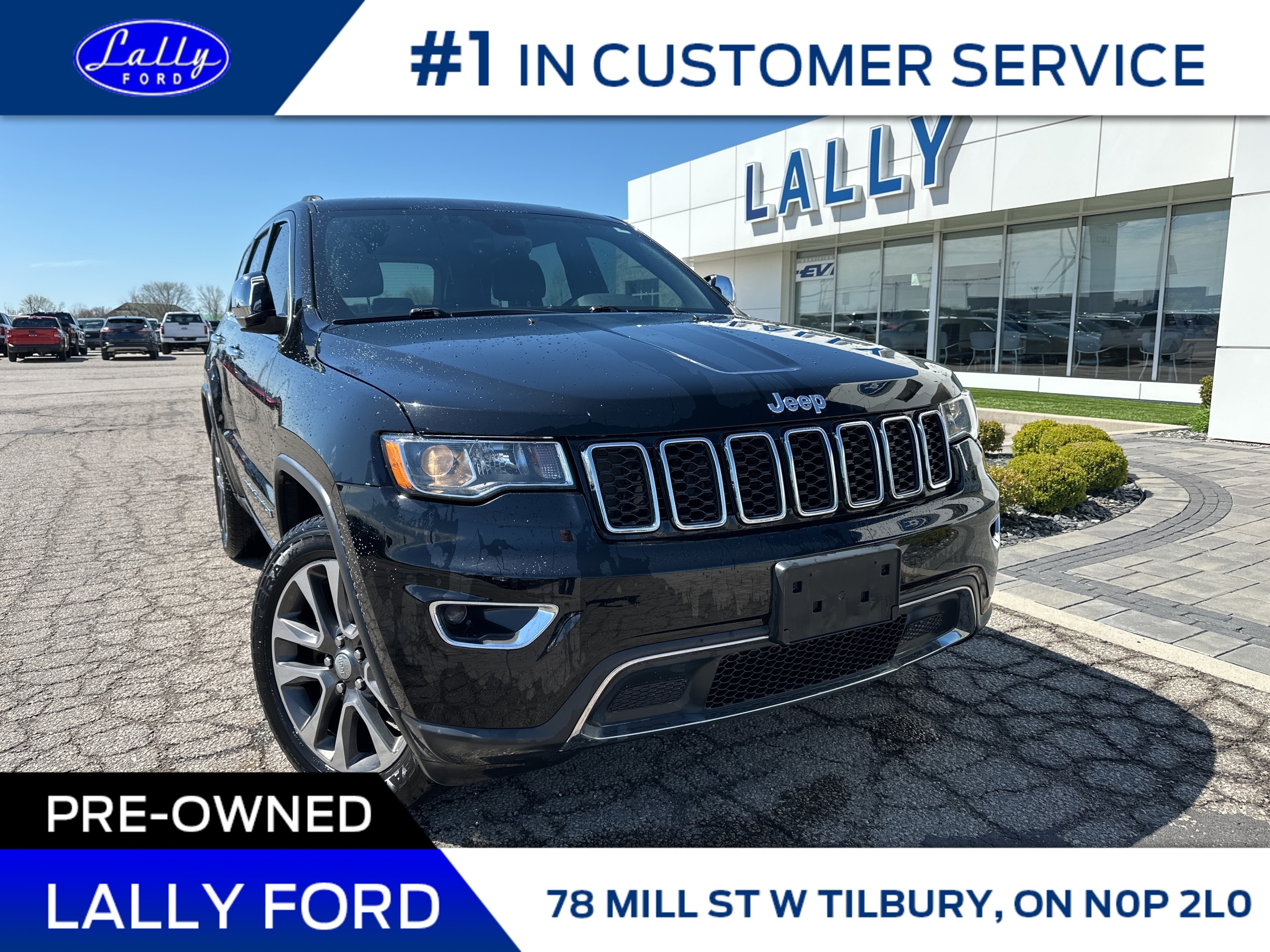2018 Jeep Grand Cherokee Limited, Roof, Nav, 4x4, Leather!