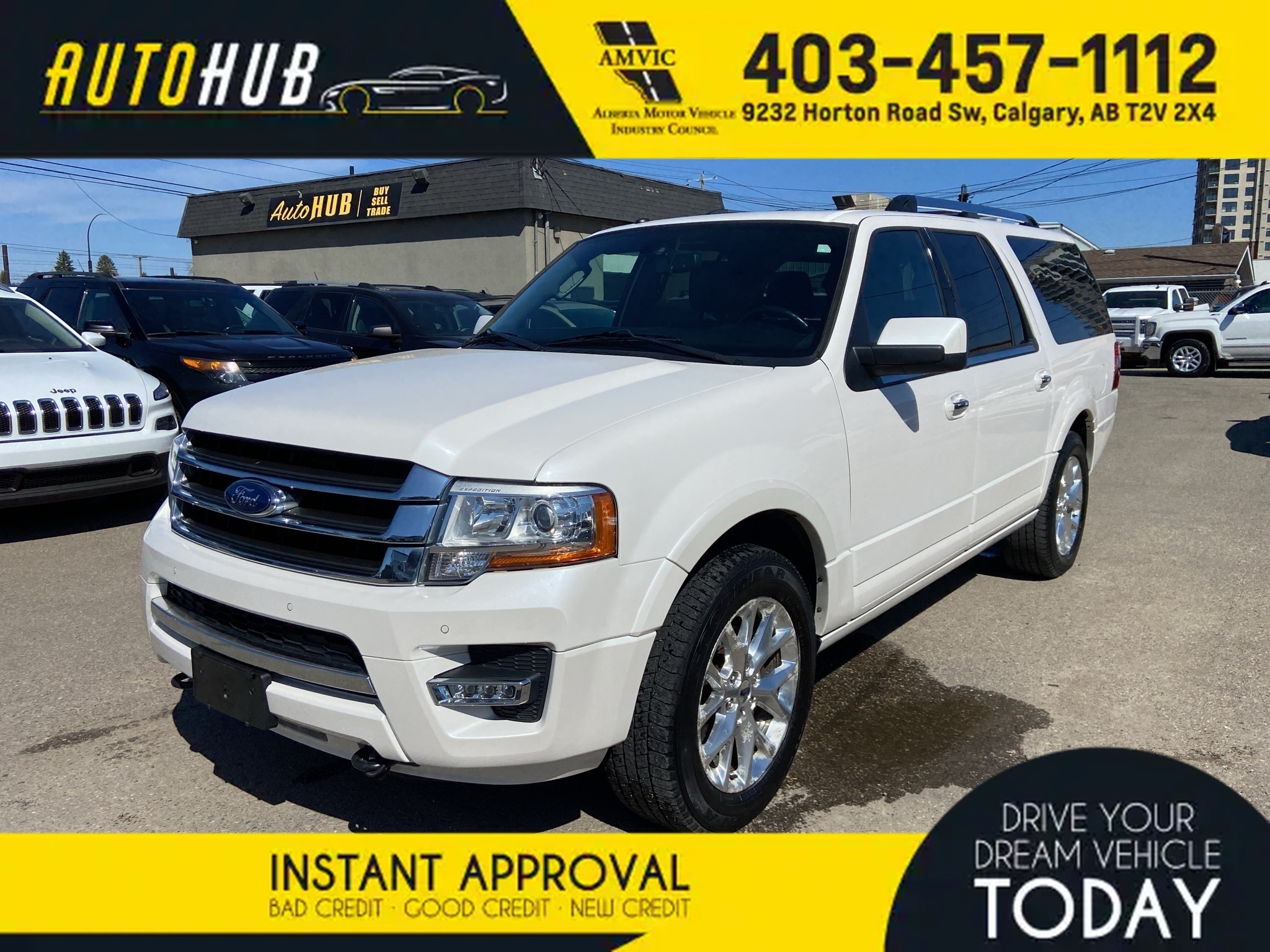 2015 Ford Expedition Max Limited LEATHER SUNROOF NAV 7 PASS