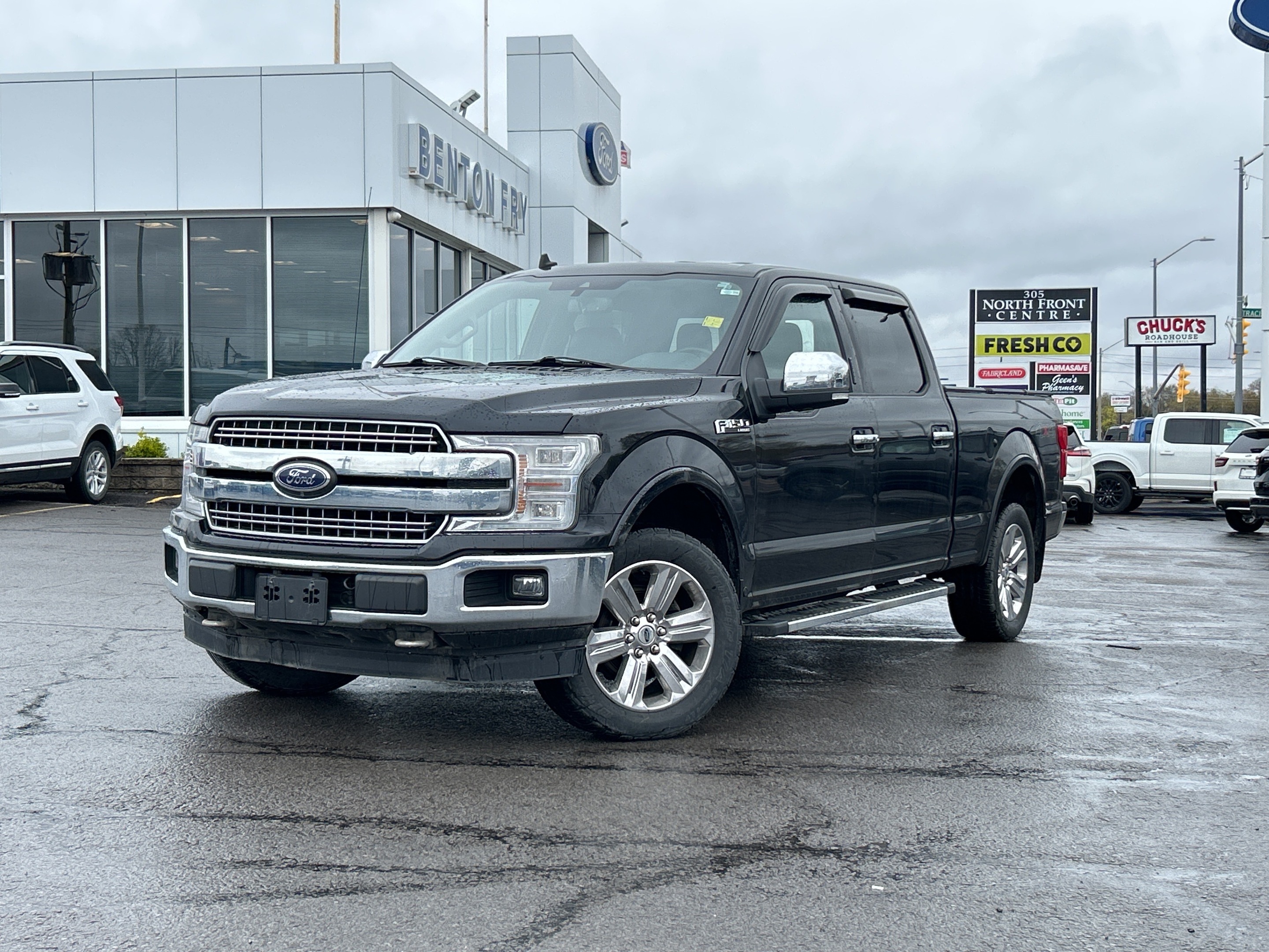2019 Ford F-150 LARIAT - 3.5L ECO, 502A CHROME PKG, SYNC, COOLED S