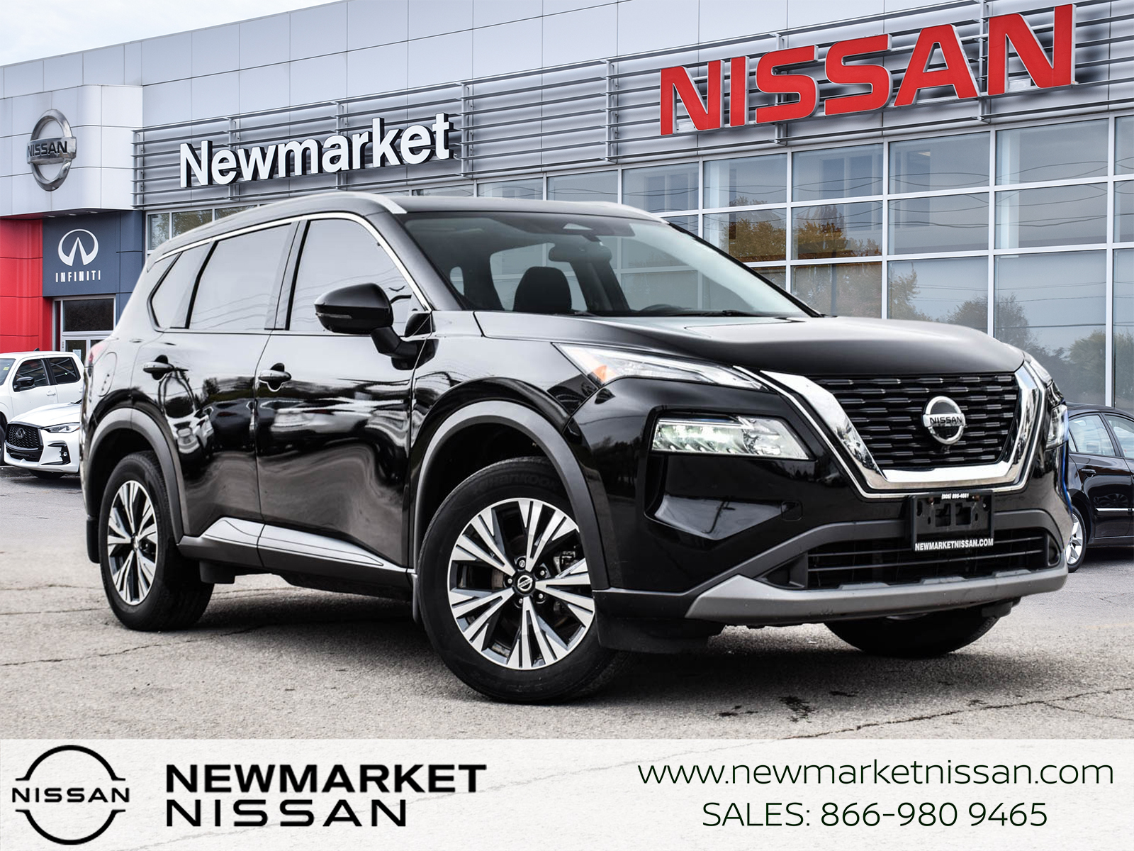 2021 Nissan Rogue ONE OWNER/LEATHER/ROOF/POWER TAILGATE....