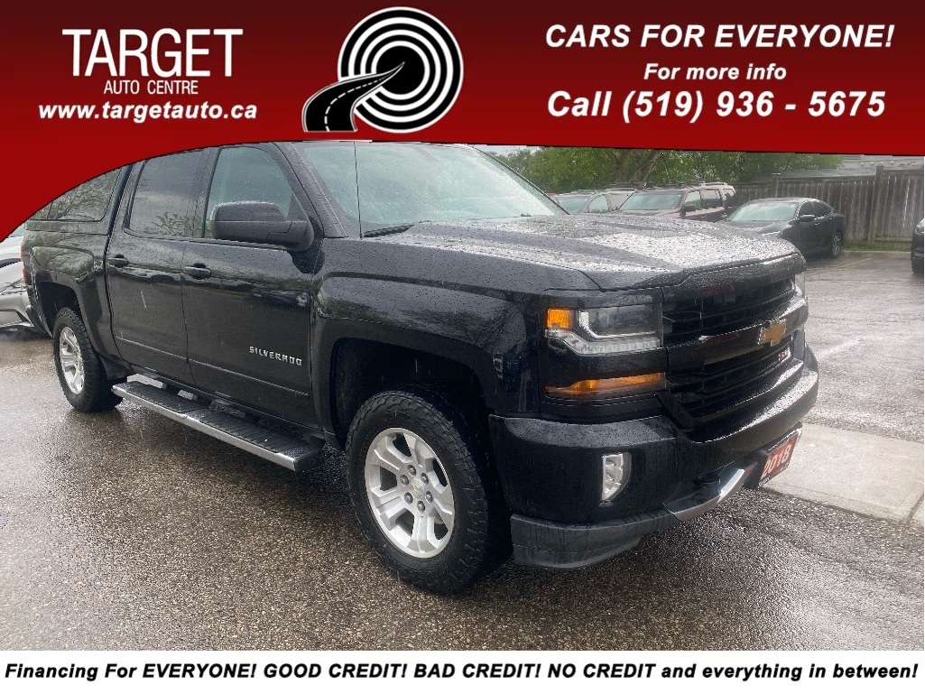2018 Chevrolet Silverado 1500 LT. Topper! One owner. No accidents