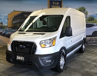 2021 Ford Transit Cargo Van T-350 148  Med Rf 9500 GVWR RWD