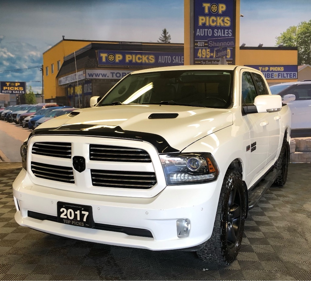 2017 Ram 1500 Sport, Fully Loaded, Low Kms, Accident Free!!