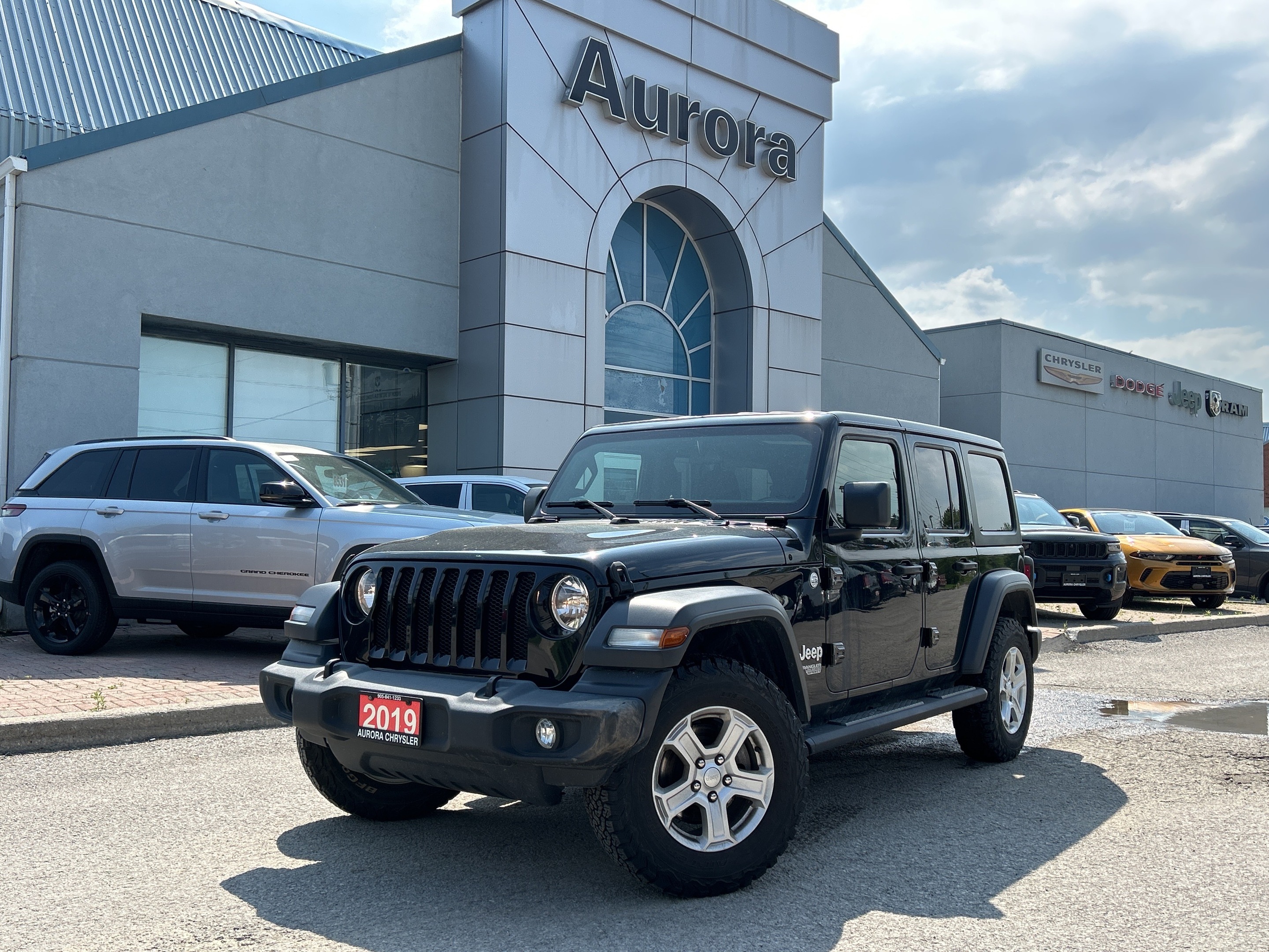 2019 Jeep WRANGLER UNLIMITED Sport UNLIMITED 4x4-3.6HARD TOP-AUTO-H/SEATS & WHL