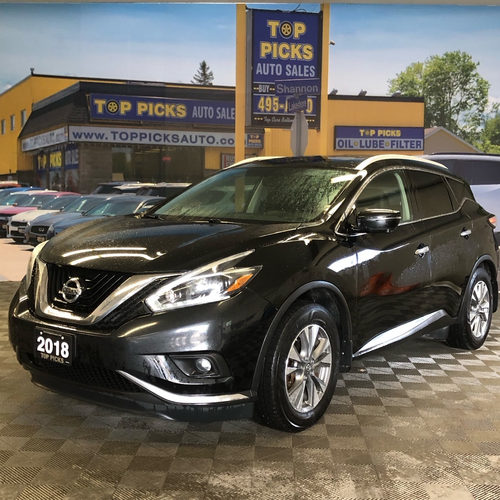 2018 Nissan Murano SL, AWD, Loaded, One Owner, Accident Free!