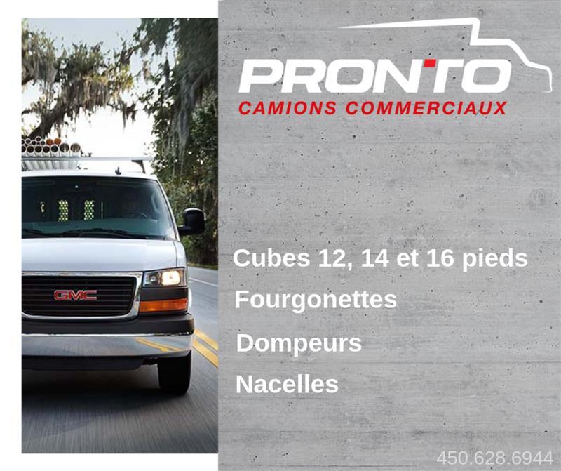 2012 GMC Savana Cube, Cargo, Reefer, Dompeur, Nacelle, Tout Équipé