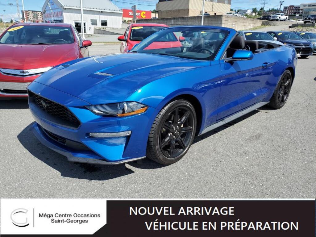 2018 Ford  Mustang ECOBOOST CONVERTIBLE 1 SEUL PROPRIO