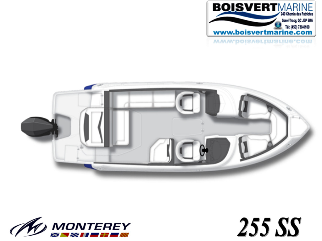 2021 Monterey boat for sale, model of the boat is 255 Ss & Image # 6 of 6