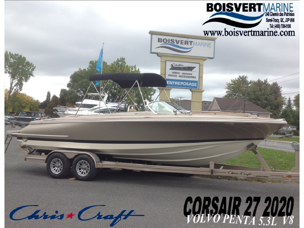 2020 Chris Craft boat for sale, model of the boat is Corsair 27 & Image # 1 of 13