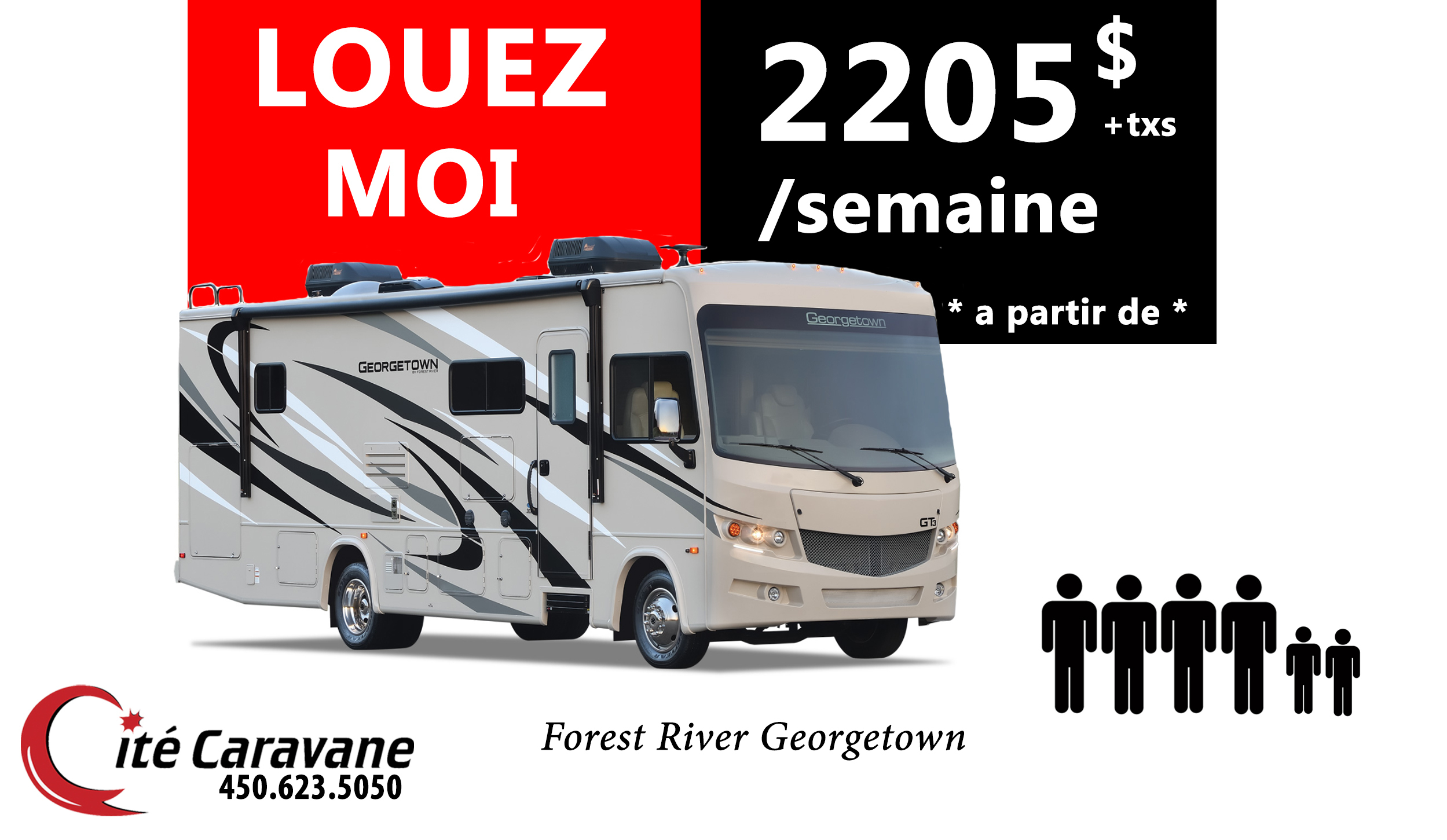 2019 Forest River Georgetown 3 Series Classe A 31-33 pieds pieds a louer ! location VR