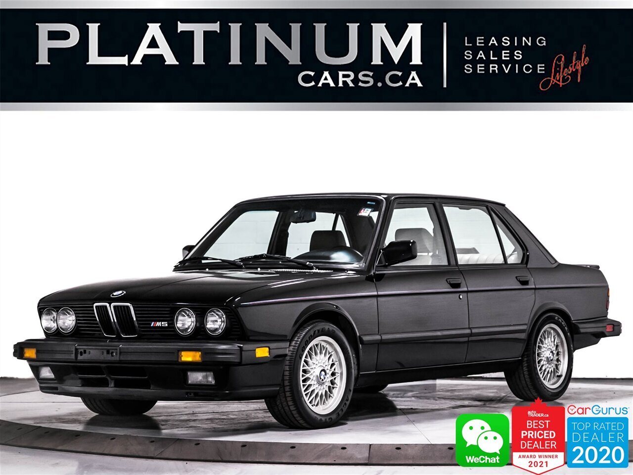1988 BMW M5 *NOT FOR SALE*