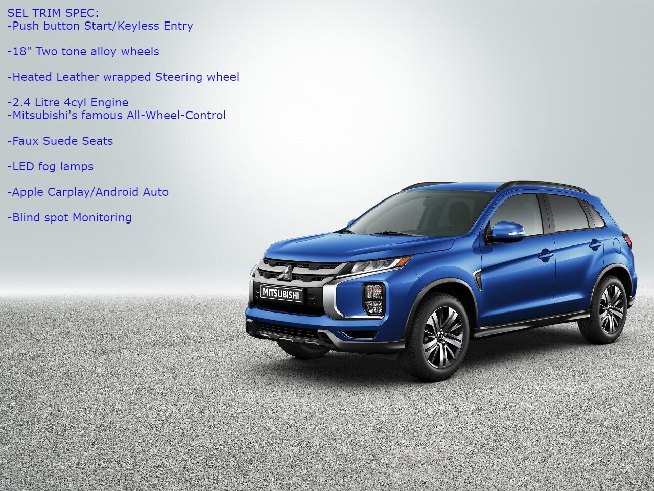 2024 Mitsubishi RVR ES FWD -  0% or 1st PYMNT ON US*! Call for details