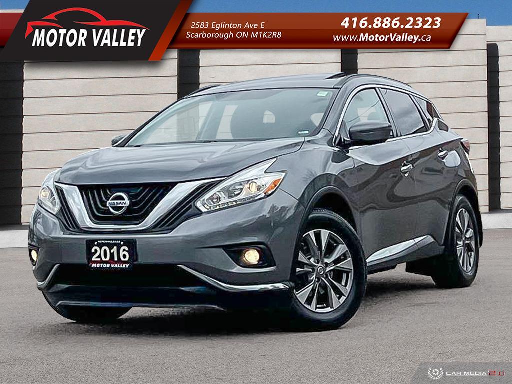 2016 Nissan Murano AWD Navigation/Camera/Roof/ 1-Owner!