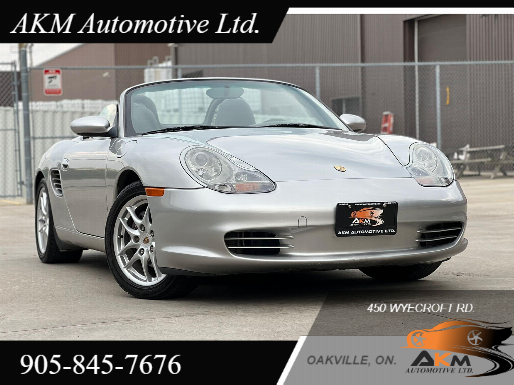 2003 Porsche Boxster Manual, 2dr Roadster, 6 Cylinder, Certified