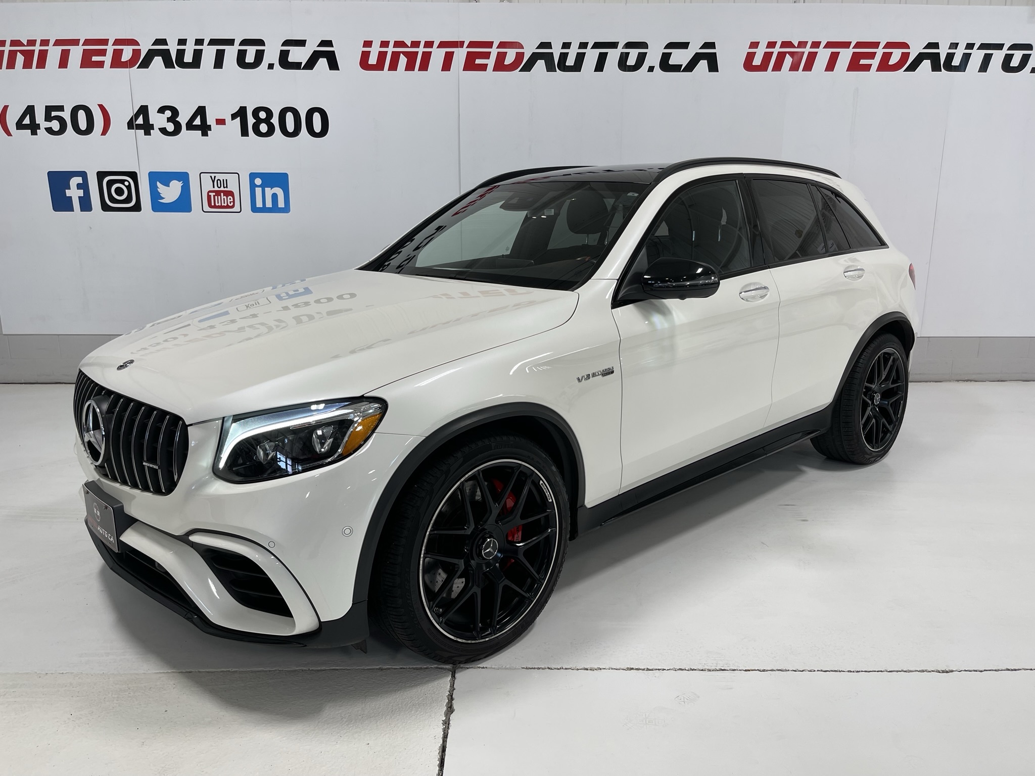 2019 Mercedes-Benz GLC AMG GLC 63S,4MATIC,INT 2 TONS,NAV,FULL