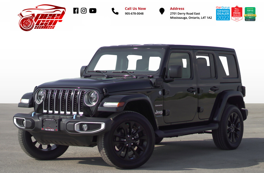 2023 Jeep WRANGLER UNLIMITED UNLIMITED SAHARA 4XE | HARD & SOFT TOP | HEATED SI
