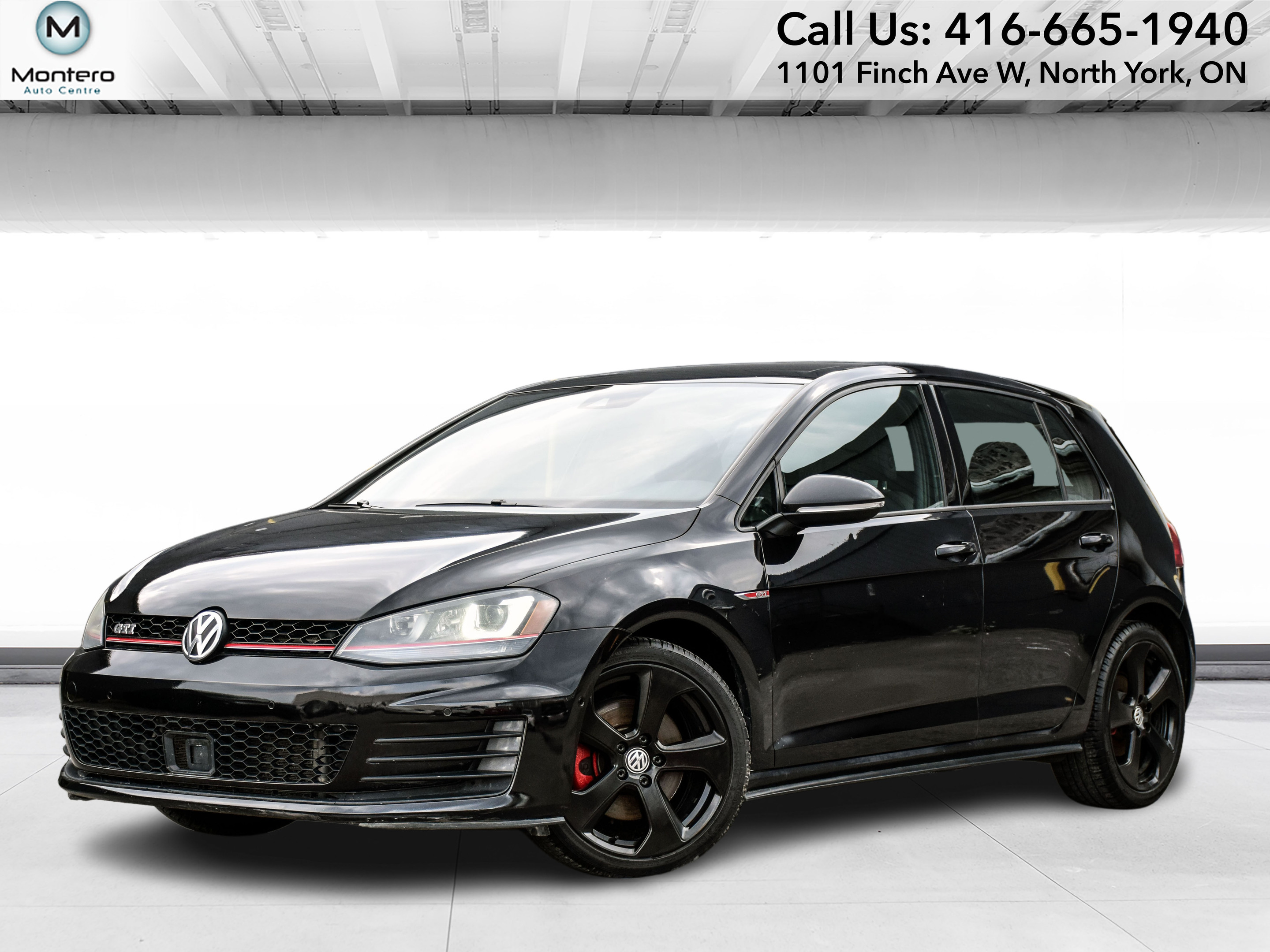 2016 Volkswagen Golf GTI AUTOBAHN EDITION AUTOMATIC LEATHER ROOF CAM 
