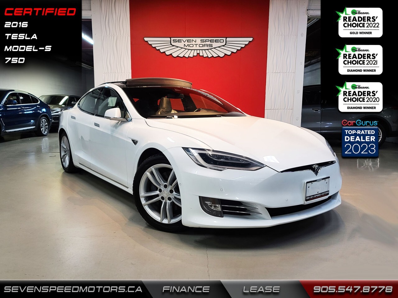2016 Tesla Model S 75D/Premium/Certified/Finance