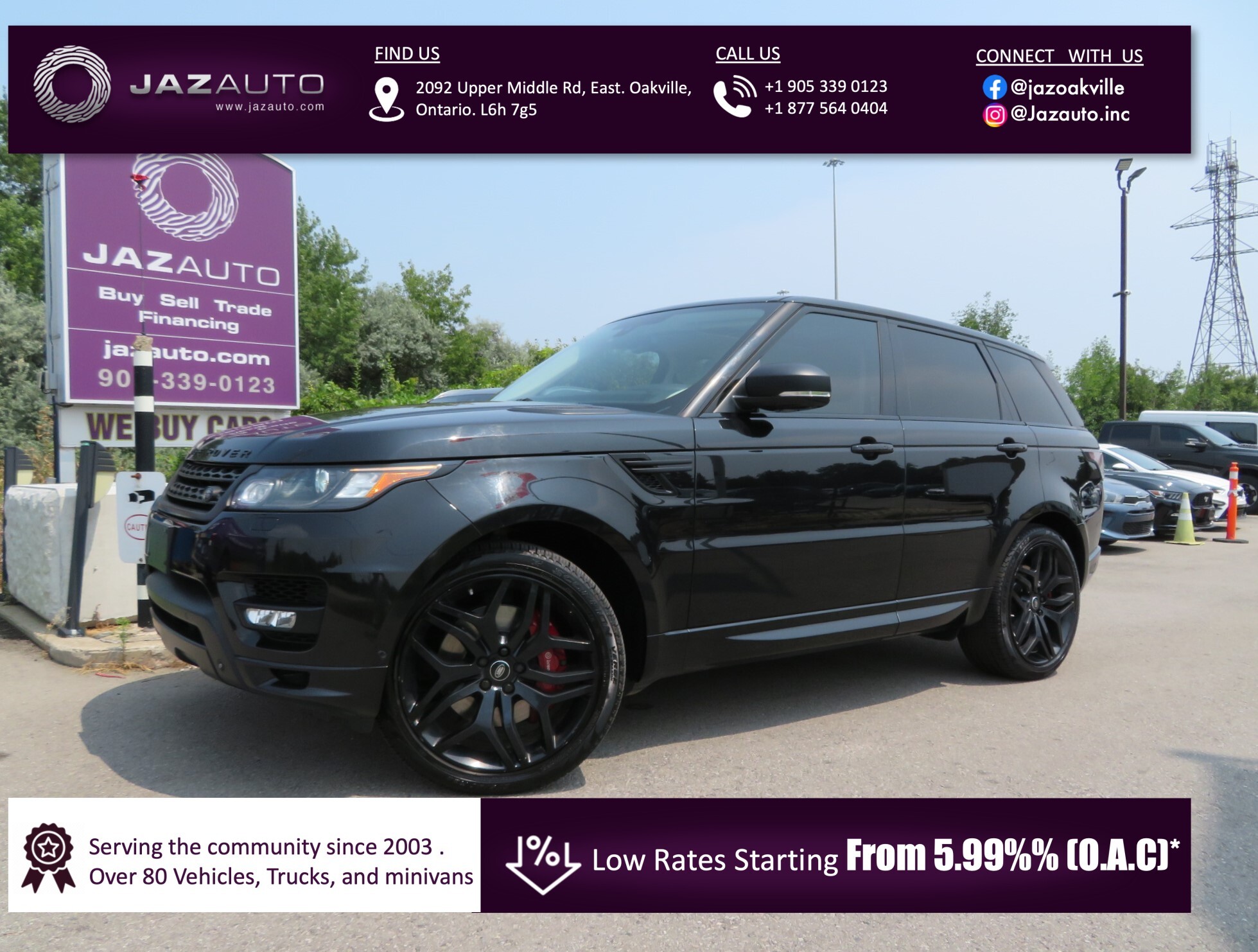 2015 Land Rover Range Rover Sport AUTOBIOGRAPHY NO ACCIDENTS BEST PRICE SAFETY INCLU
